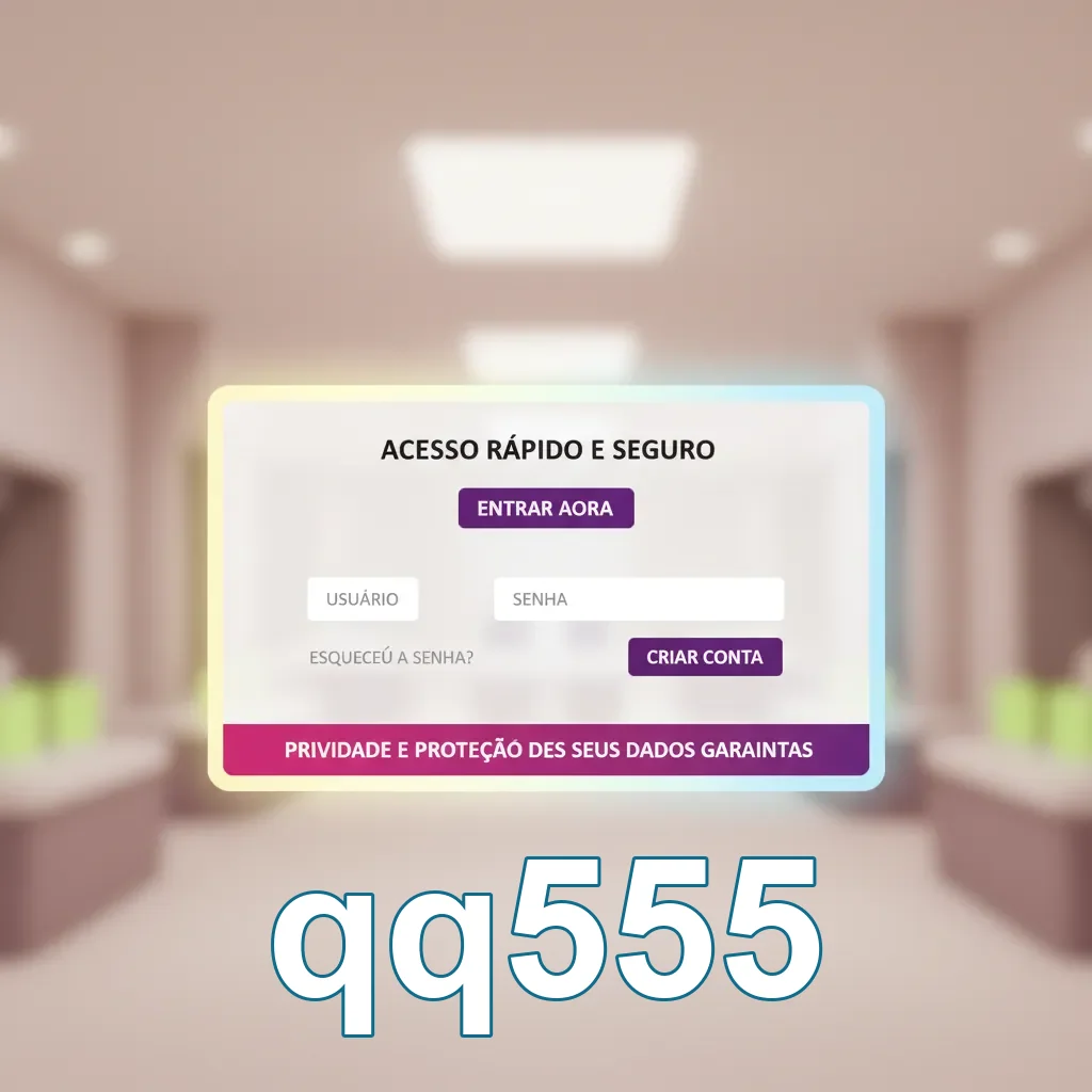 Tela de login do qq555 para acesso rápido e seguro.