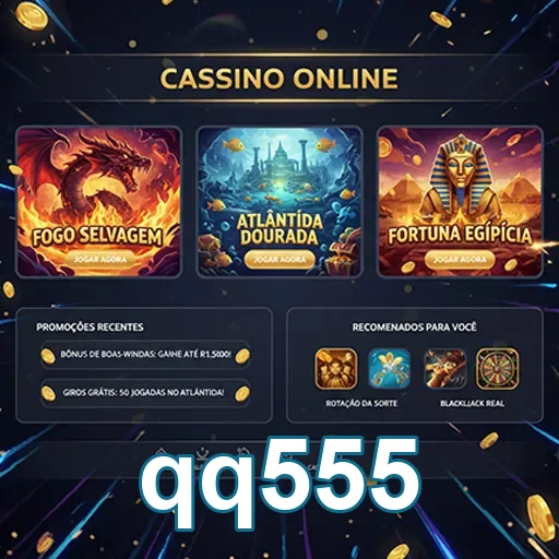 Jogos de slots premium disponíveis no qq555.