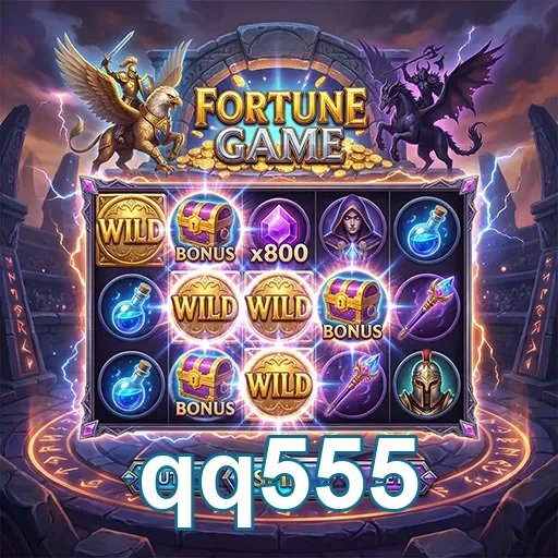 Tela do jogo Fortune Game no aplicativo qq555 para mobiles.