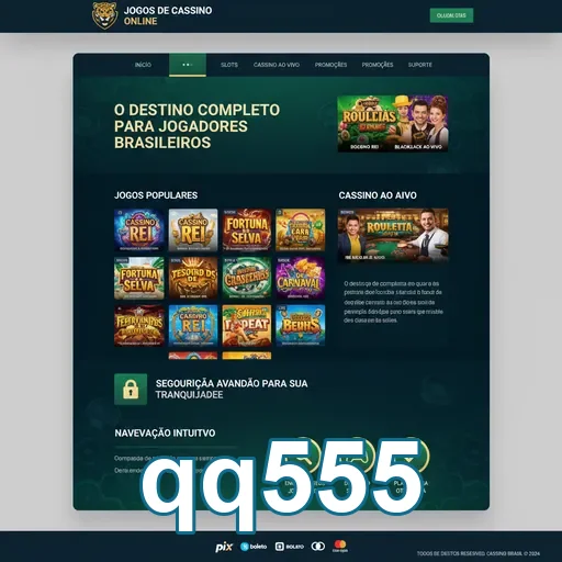 qq555 apresenta interface mobile para slots e serviços VIP.