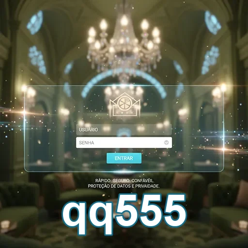 Tela de login com acesso aos serviços VIP do qq555.